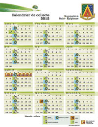 Calendrier des collectes