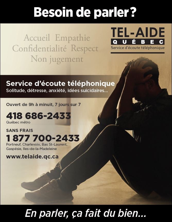 Publicité de Tel-Aide