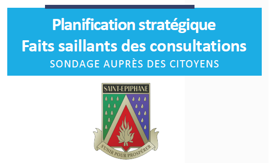 Planification stratégique - Résultat du sondage citoyen - petit format